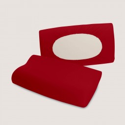 FleXibel pagalvės užvalkalas su guma raudonas