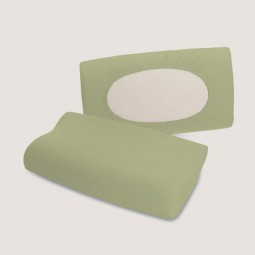 FleXibel pagalvės užvalkalas su guma žalias