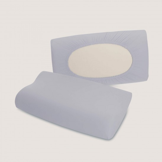 FleXibel pagalvės užvalkalas su guma sidabrinis